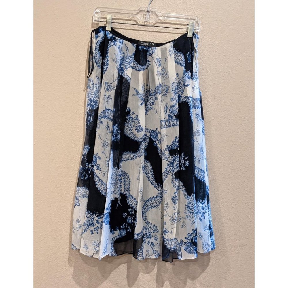 NWT - Jones New York, Navy, Knee-Length Skirt